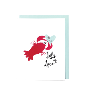 Lobs of Love Card from Seaside Designs