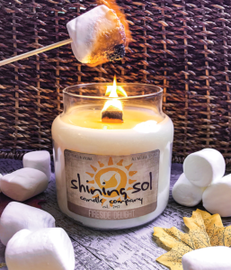 Fireside Delight Soy Candle from Shining Sol Candle Company