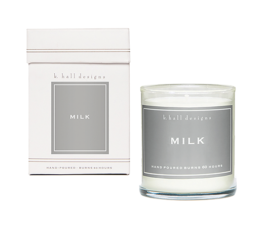 Milk Jar Candle 
															/ K Hall Studio							