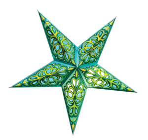 Decorative Illuminated Paper Star from Lorab International