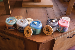 Handcreated soy candles from Shining Sol Candle Company