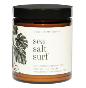 Sea Salt Surf 9oz Candle from Broken Top Candle Company
