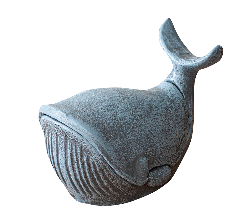 Cast Iron Whale Trinket Holder 
															/ CTW Home Collection							