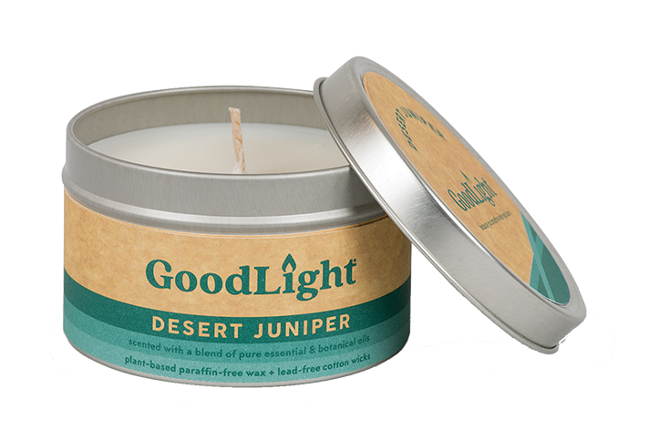 Juniper 7 oz Tin Candle 
															/ GoodLight Desert							
