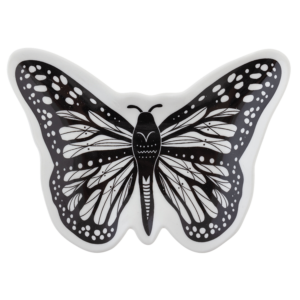 Black & White Butterfly Trinket Dish from Karma Gifts