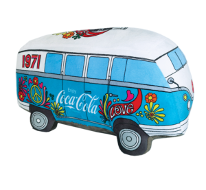 Coca Cola Van Unity Pillow Side from Mark Feldstein & Associates
