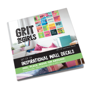 Grit for Girls Wall Decal from Papersalt