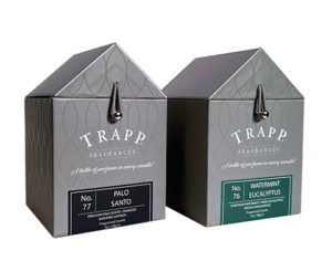 77 Palo-Santo and 76 Watermint-Eucalyptus 7 oz. from Trapp Fragrances