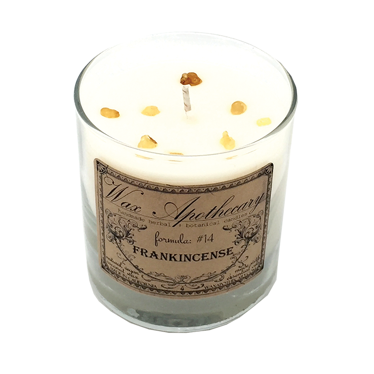 Frankincense Botanical Scotch Glass Candle 
															/ Wax Apothecary							