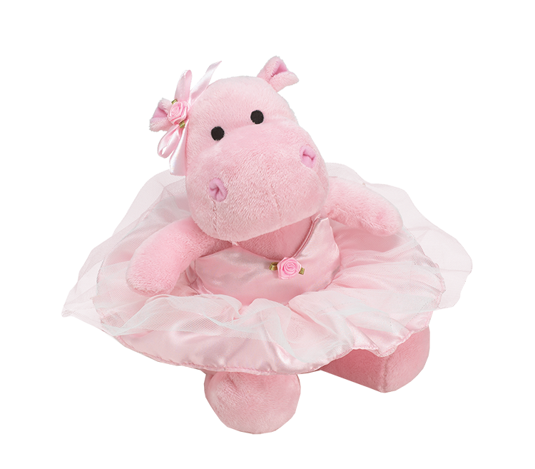 Plush Ballerina Hippo