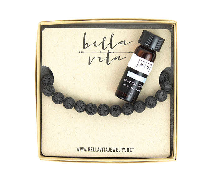 Essential Oil Bracelet 
															/ Bella Vita Jewelry							