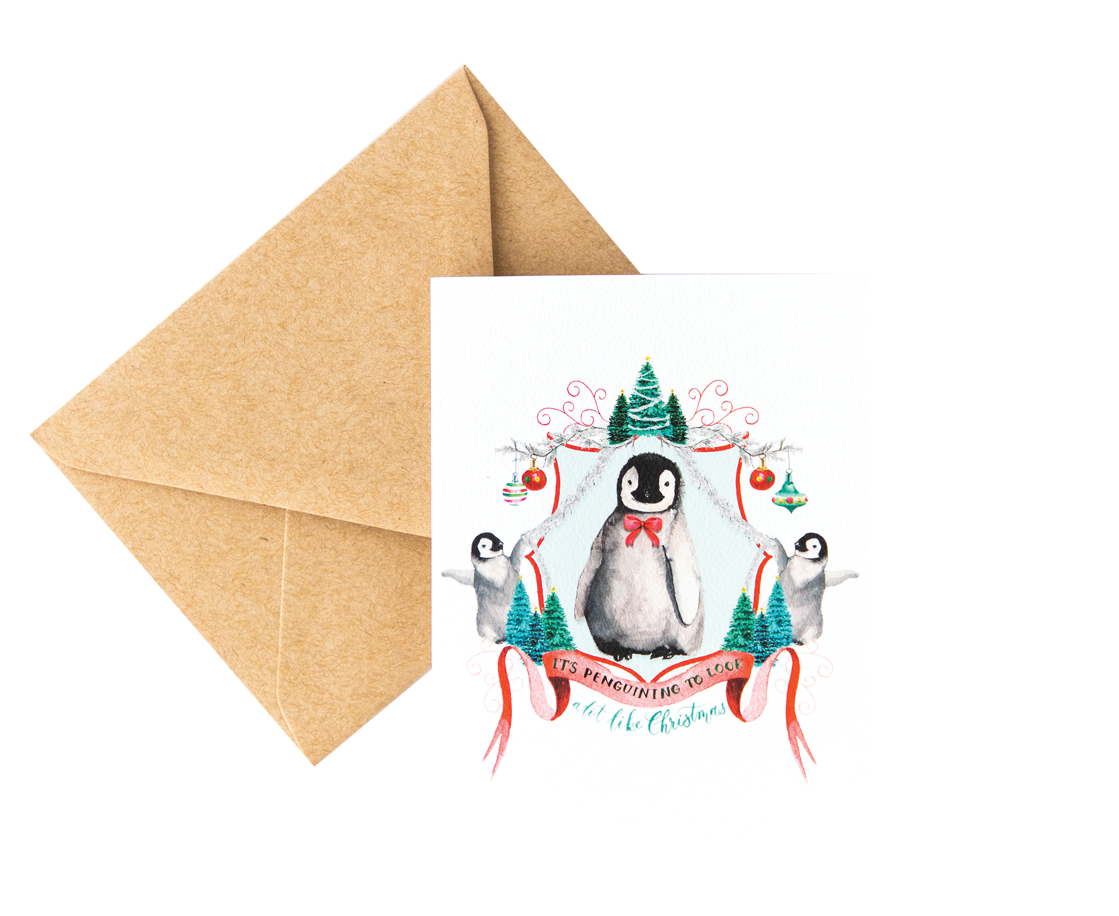 It’s Penguining to Look a Lot Like Christmas Card