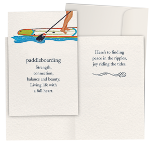 Paddleboard Card from Cardthartic