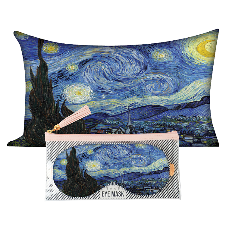 Starry Night Eye Mask + Pillowcase 
															/ Hang Accessories							