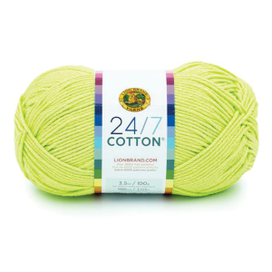 Lime Green Yarn from Lion Brand