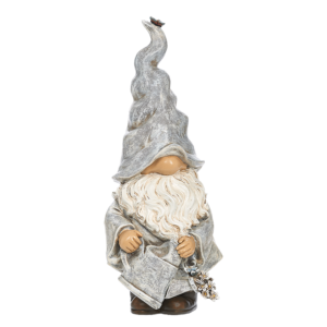 Garden Gnome with Flowers Statue from Roman