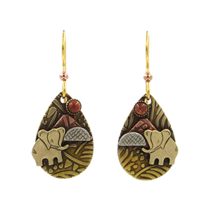 Elephant Earrings from Silver Forest