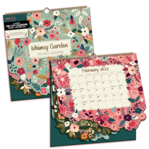 Whimsy Garden Die-Cut Calendar from The LANG Companies