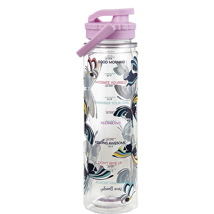 Lavender Butterflies Water Bottle 
															/ Vera Bradley through Lifeguard Press							