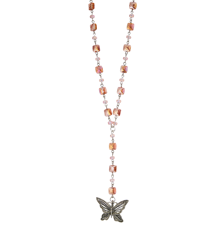Pink Crystal Necklace Collection