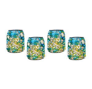 Tiffany Field of Lilies Expandable Luminaries with Candles from Modgy
