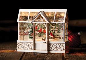 Confetti Lite Greenhouse with Cardinals from Roman
