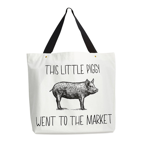 This Little Piggy Tote 
															/ Design Imports							