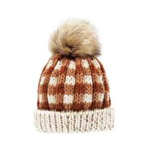 Buffalo Check Beanie from Huggalugs