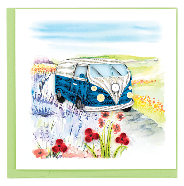 Quilled Road Trip Greeting Card 
															/ Quilling Card							