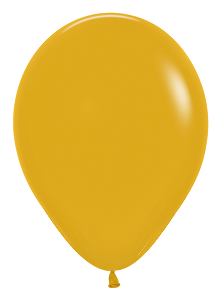 Deluxe Mustard Latex Balloons
