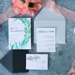 Fauna Semi-Custom Wedding Invitations from Christine Kirby Studios