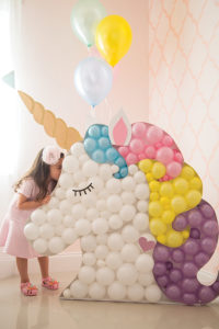 Creative Heart Studio's unicorn balloon art