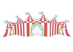 Circus Tent Table Ornaments from Hester & Cook
