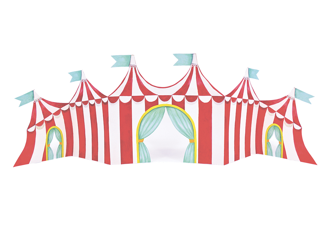 Circus Tent Table Ornaments