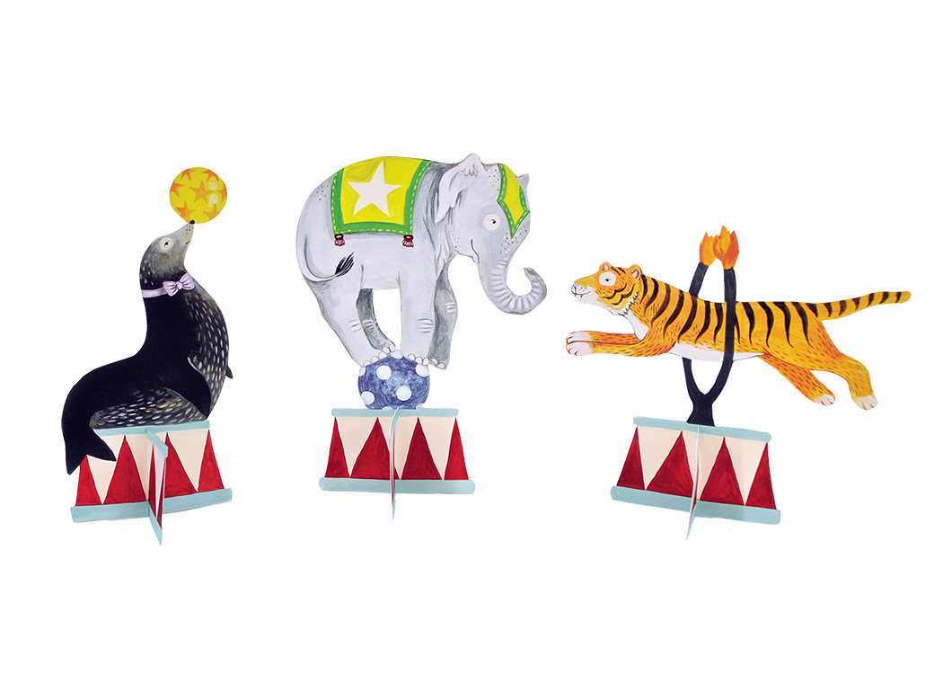 Circus Tent Table Ornaments 
															/ Hester & Cook							
