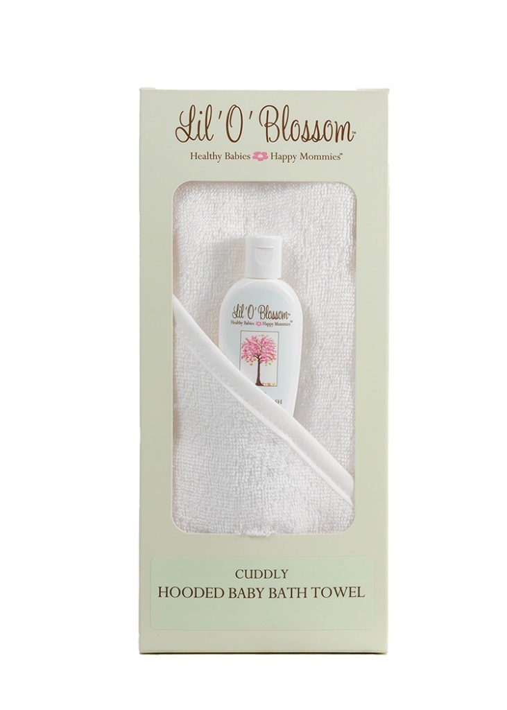 Cuddly Hooded Baby Bath Towel from Lil ‘O’ Blossom