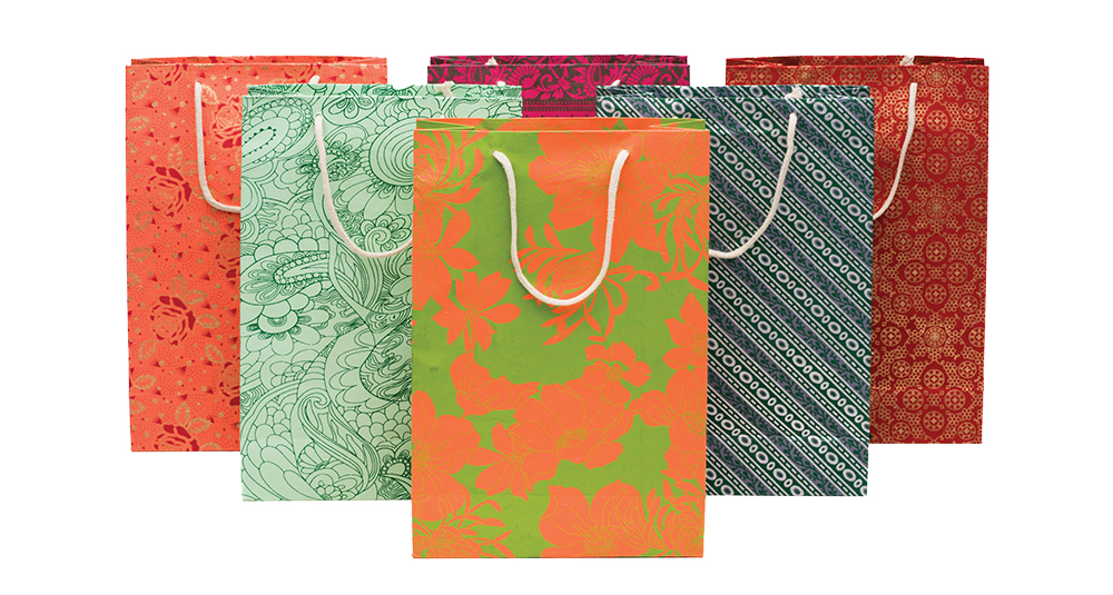 Eco-friendly Tall Gift Bags 
															/ Matr Boomie							