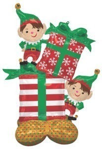 53" Christmas Elves AirLoonz from Mayflower Distributing