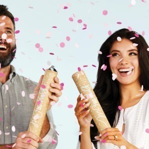 Gender Reveal Poppers from Mud Pie