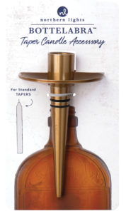 Bottleabra Taper Holder from Northern Lights Candles
