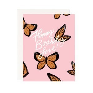 Happy Birthday Love Greeting Card from Pineapple Sundays Design Studio