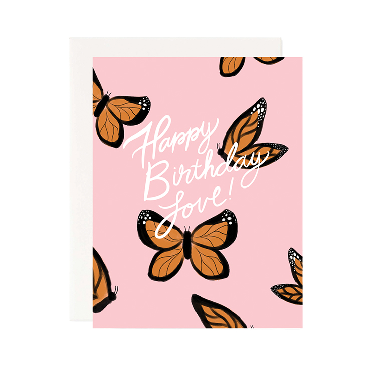 Happy Birthday Love Greeting Card 
															/ Pineapple Sundays Design Studio							