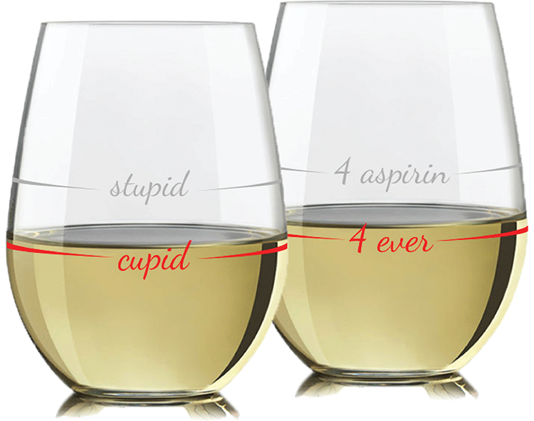 Sweetheart Stemless Wine Collection 
															/ Pourtions							
