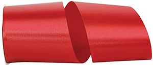 Red Single Faced Satin Allure Ribbon 
															/ Reliant Ribbon							