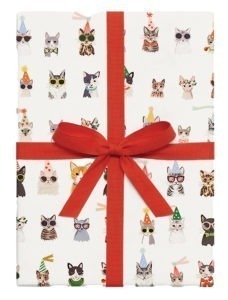 Cool Cat Wrapping Sheet from Rifle Paper Co.