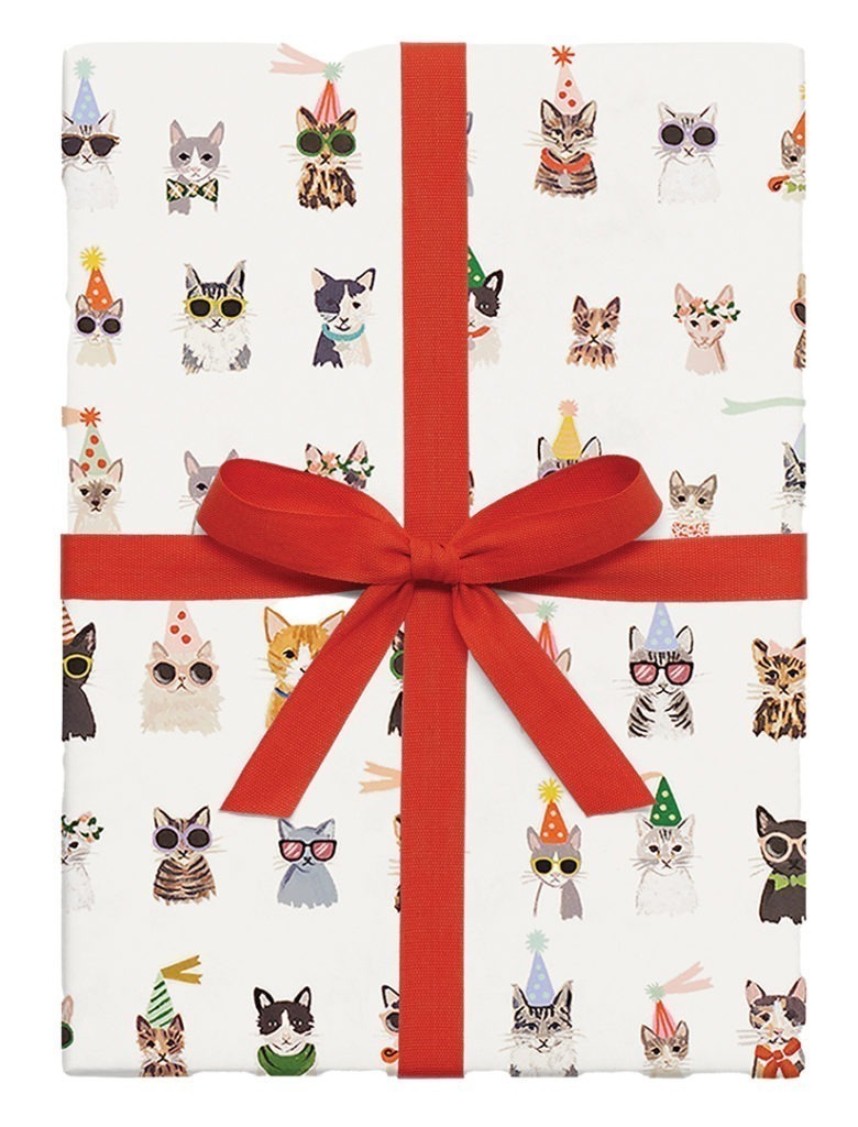 Cool Cat Wrapping Sheet from Rifle Paper Co.