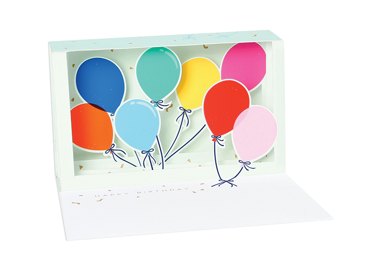 Helium - Delighted Shadowbox Card