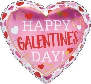 17" Galentine’s Day Foil Balloon from burton + BURTON