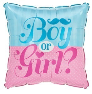 17" Gender Reveal Foil Balloon from burton + BURTON