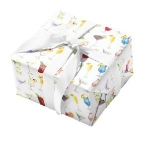 Cocktails Wrapping Paper Sheets from Charmcat